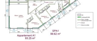  Appartement � vendre 4 pi�ces 93 m�