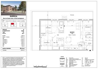  Appartement � vendre 4 pi�ces 80 m�