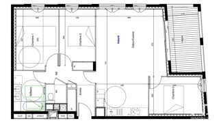  Appartement � vendre 4 pi�ces 81 m�
