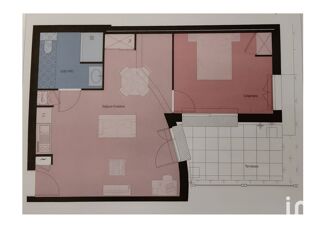  Appartement  vendre 2 pices 48 m