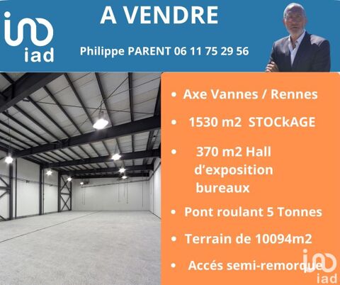 Vente Murs commerciaux 1 900 m&sup2; 925000 56460 Serent