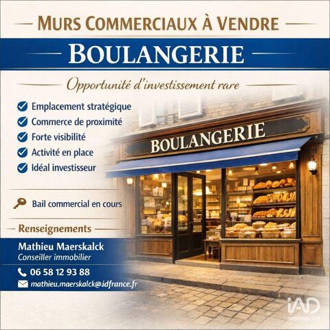 Vente Murs commerciaux 300 m&sup2; 240000 62770 Incourt