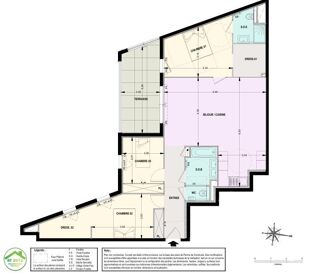  Appartement  vendre 4 pices 86 m