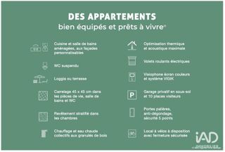  Appartement � vendre 4 pi�ces 86 m�