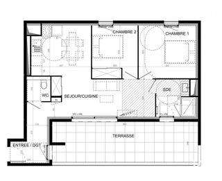  Appartement � vendre 3 pi�ces 60 m�