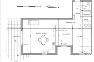  Appartement � vendre 3 pi�ces 68 m�