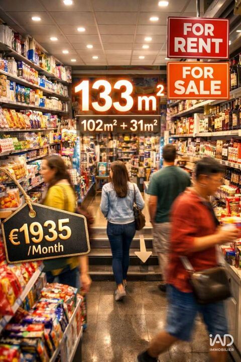 Vente Boutique/Local commercial 133 m&sup2; 248000 75020 Paris