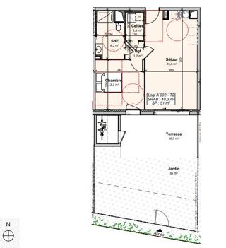  Appartement � vendre 2 pi�ces 48 m�