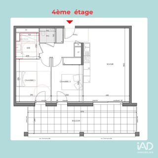 Appartement � vendre 3 pi�ces 64 m�