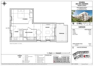  Appartement � vendre 2 pi�ces 47 m�