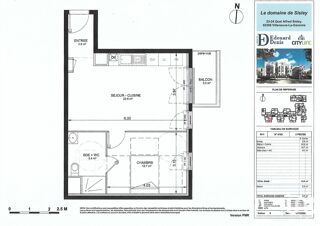  Appartement  vendre 2 pices 43 m