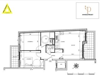  Appartement  vendre 3 pices 64 m