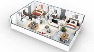  Appartement � vendre 3 pi�ces 87 m�