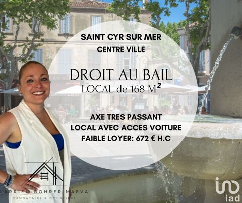 Vente Droit au bail 168 m&sup2; 110000 83270 Saint-cyr-sur-mer