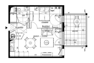  Appartement � vendre 2 pi�ces 42 m�