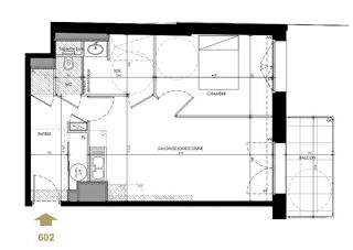  Appartement � vendre 2 pi�ces 46 m�