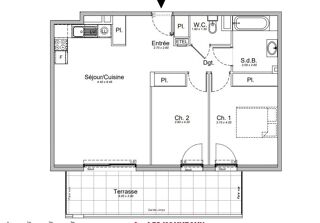  Appartement � vendre 3 pi�ces 67 m�