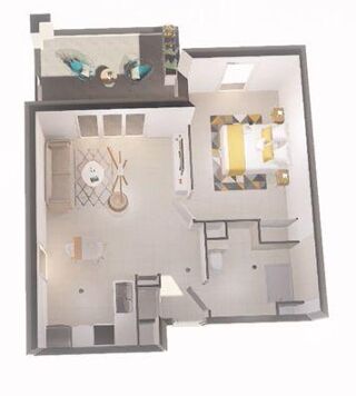  Appartement � vendre 2 pi�ces 44 m�