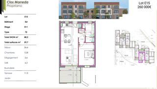  Appartement � vendre 2 pi�ces 48 m�