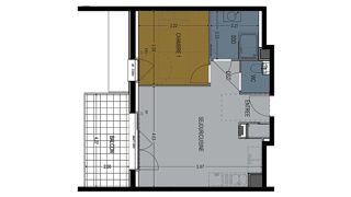  Appartement � vendre 2 pi�ces 45 m�