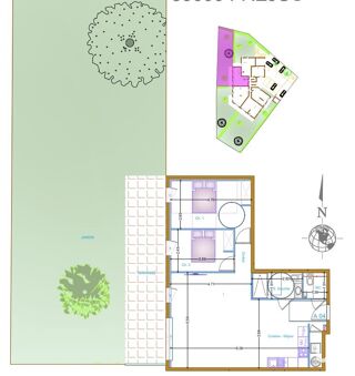  Appartement � vendre 3 pi�ces 73 m�