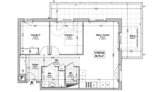  Appartement � vendre 3 pi�ces 78 m�