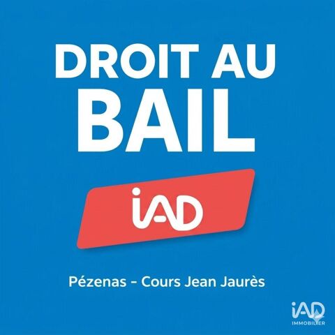 Vente Droit au bail 32 m&sup2; 29500 34120 P�zenas