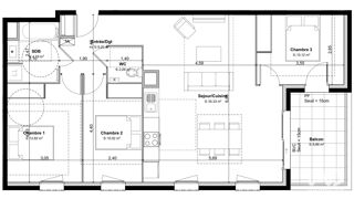  Appartement � vendre 4 pi�ces 81 m�