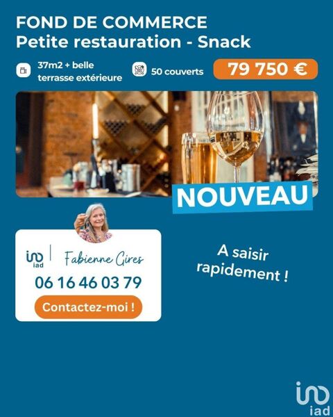 Vente Restaurant 37 m&sup2; 79750 06110 Le cannet