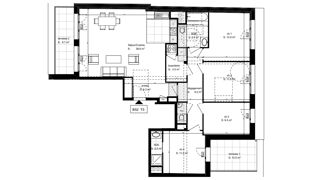  Appartement � vendre 5 pi�ces 113 m�