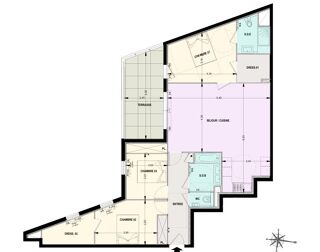  Appartement  vendre 4 pices 96 m