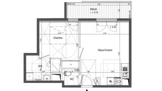  Appartement � vendre 2 pi�ces 42 m�