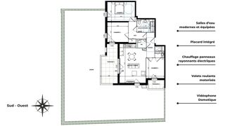  Appartement � vendre 4 pi�ces 76 m�