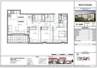  Appartement � vendre 4 pi�ces 80 m�