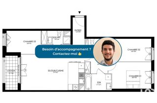  Appartement � vendre 4 pi�ces 81 m�