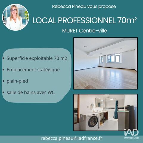 Vente Boutique/Local commercial 70 m&sup2; 125000 31600 Muret