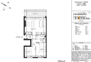  Appartement � vendre 3 pi�ces 62 m�