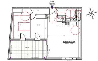  Appartement � vendre 3 pi�ces 69 m�