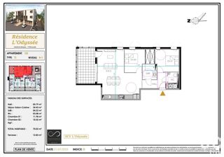  Appartement � vendre 3 pi�ces 70 m�