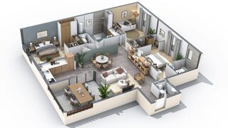  Appartement � vendre 4 pi�ces 98 m�