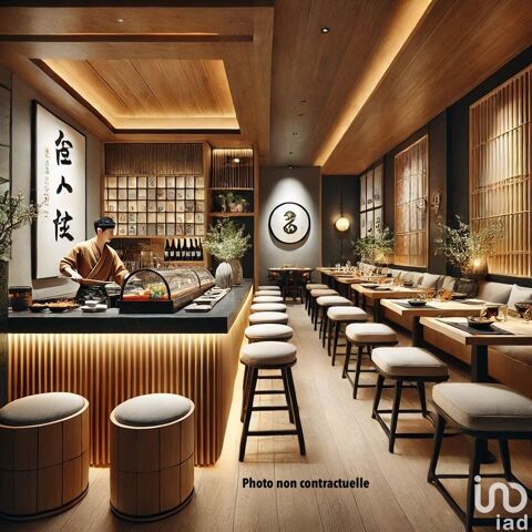 Vente Restauration rapide 58 m&sup2; 164000 75020 Paris