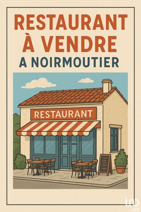 Vente Bar-brasserie 330 m&sup2; 270000 85330 Noirmoutier-en-l'�le
