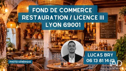 Vente Restaurant 74 m&sup2; 245000 69001 Lyon