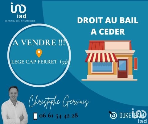 Vente Droit au bail 100 m&sup2; 275000 33950 Lge-cap-ferret