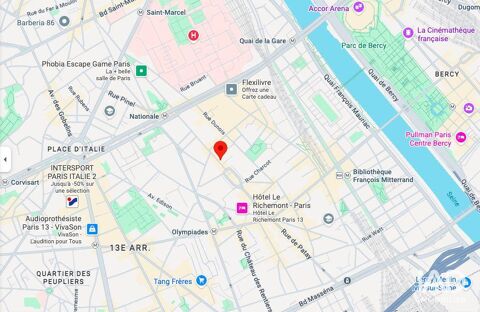 Vente Local d'activit&eacute;s 100 m&sup2; 260000 75013 Paris