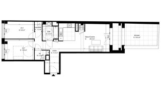  Appartement � vendre 3 pi�ces 66 m�