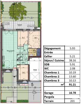  Maison 4 pi�ces 91 m� Vitry-sur-orne