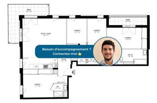  Appartement � vendre 5 pi�ces 110 m�