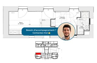  Appartement � vendre 2 pi�ces 40 m�