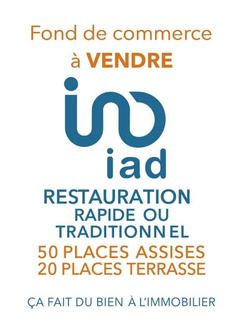 Vente Restauration rapide 140 m&sup2; 88000 44640 Cheix-en-retz